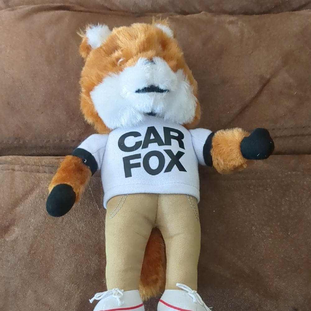 Plush Toy in Orange and White - Branded Kids Stuffed Animal